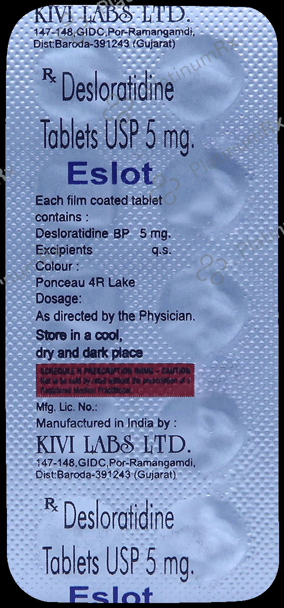Eslot 5mg Tablet