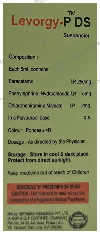 Levorgy-P DS Oral Suspension