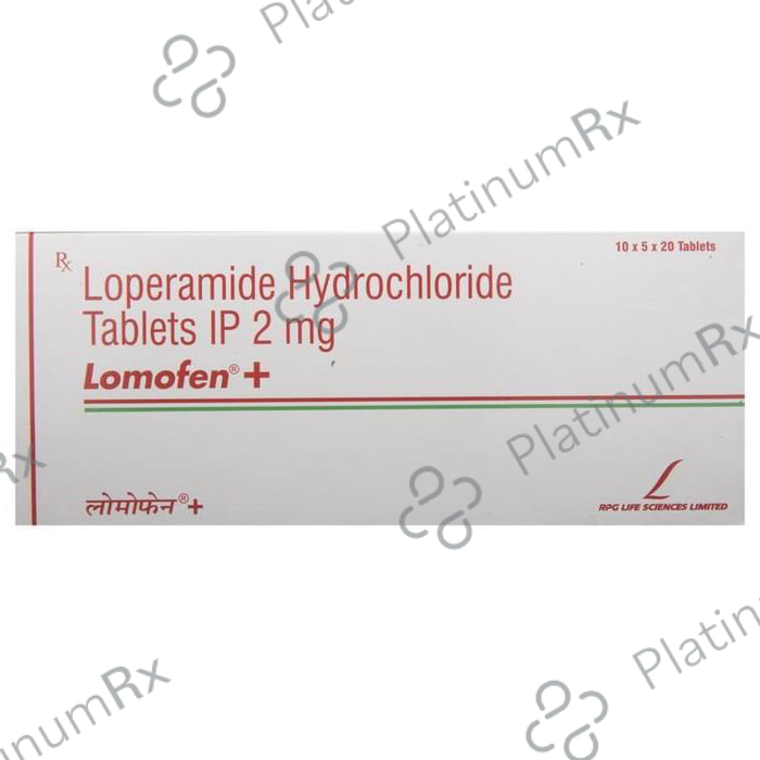 Lomofen Plus 2mg Tablet 20s