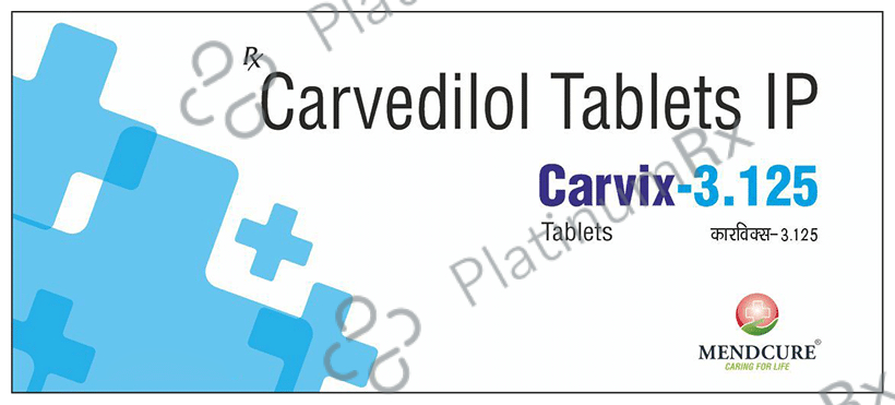 Carvix 3.125 Tablet