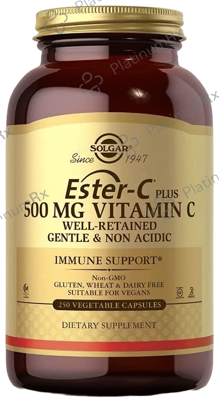 Solgar Ester-C Plus 500mg Vitamin C Vegetable Capsule