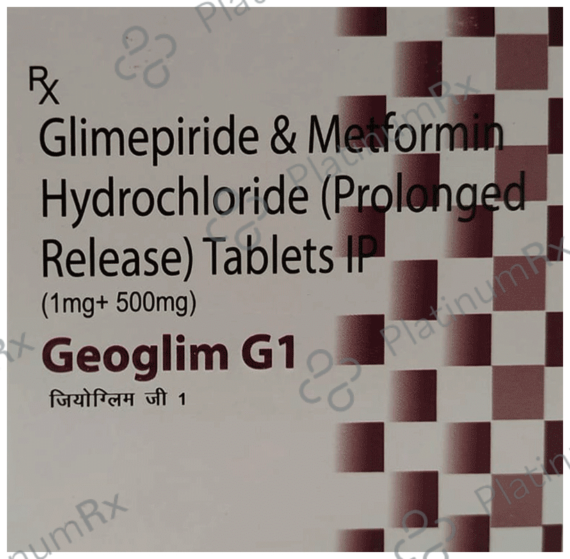 Geoglim G 1mg/500mg Tablet 15 Tablet