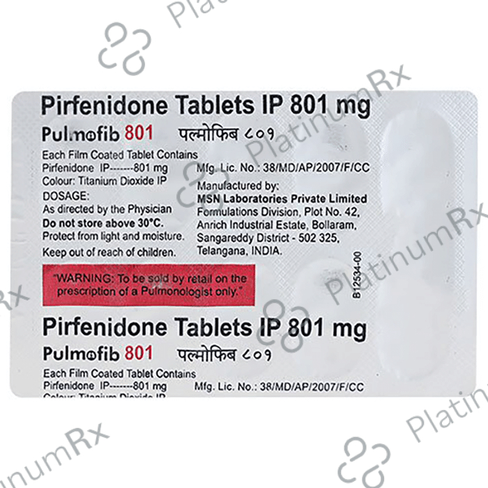 Pulmofib 801mg Tablet