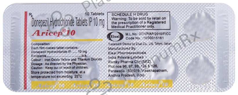 Aricep 10mg Tablet 10s