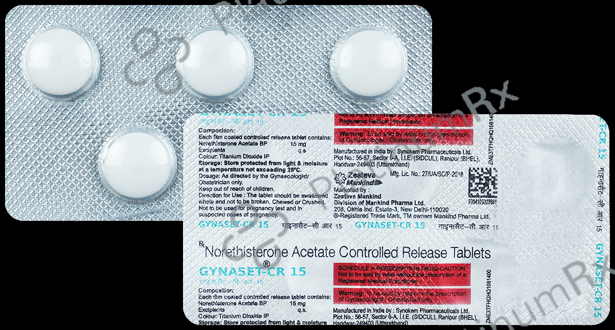 Gynaset CR 15mg Tablet 5s