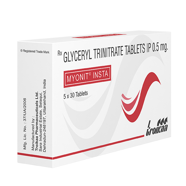 Myonit Insta 0.5mg Sublingual Tablet 30s