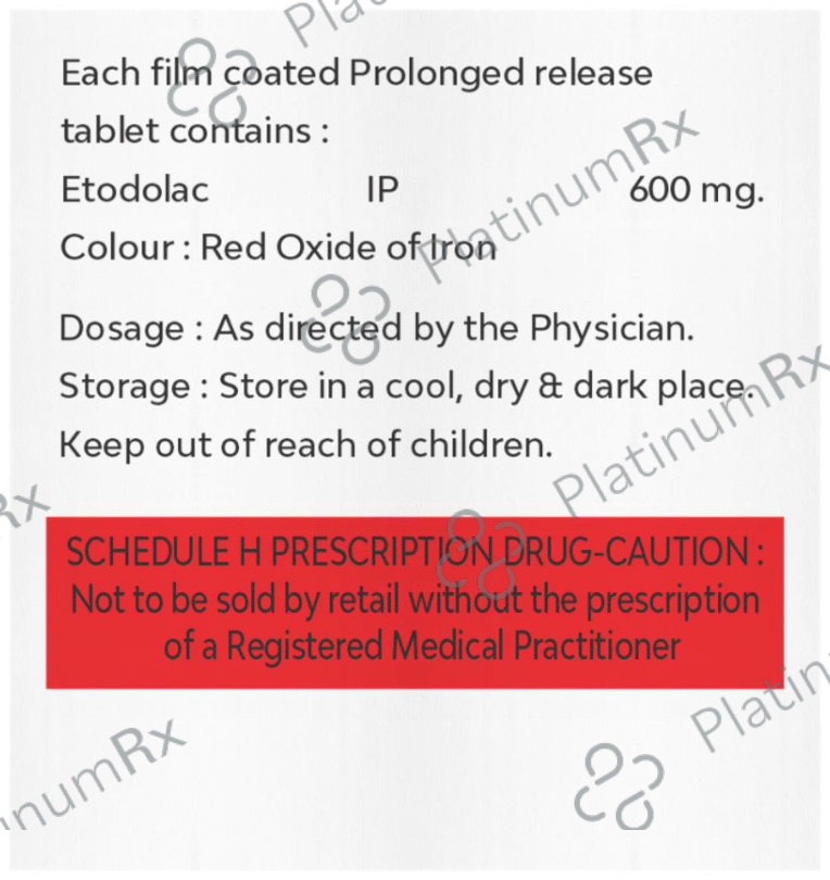 Etovil 600 Tablet PR