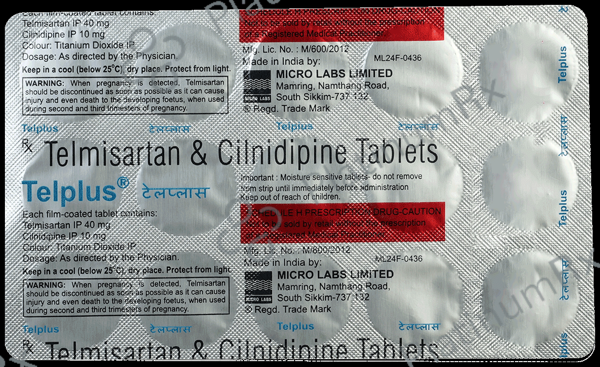 Telplus 10/40mg Tablet 15s