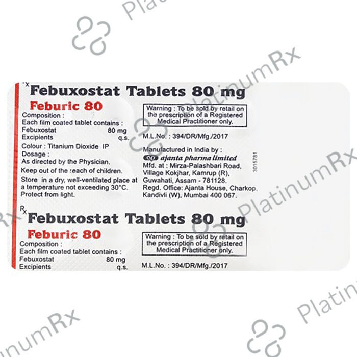 Feburic 80mg Tablet 15s
