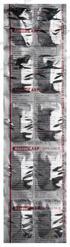 Atorec ASP 75/10mg Capsule 10s