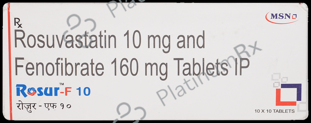 Rosur F 10 Tablet 160/10mg 10s