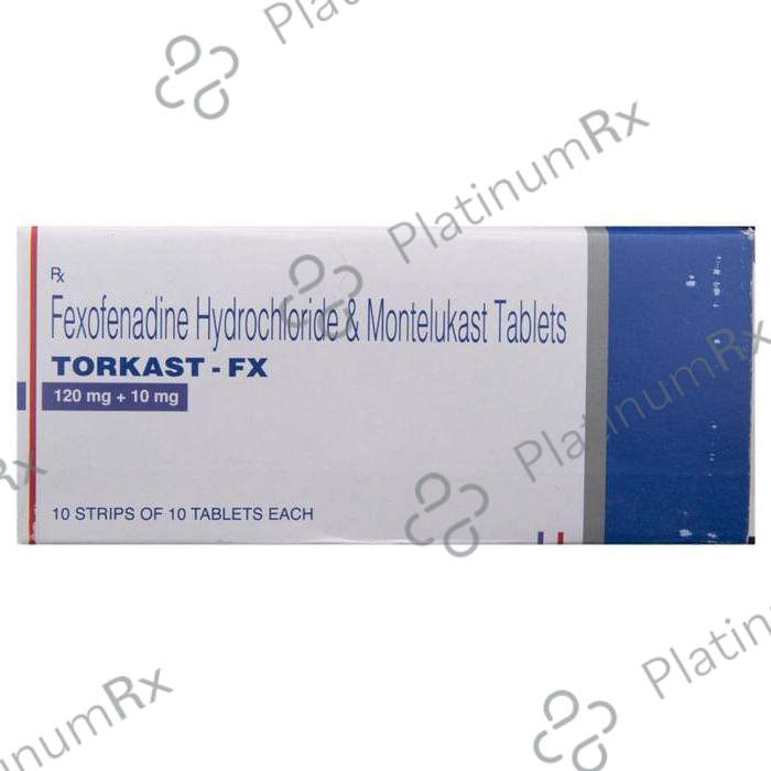 Torkast FX 120/10mg Tablet 10s