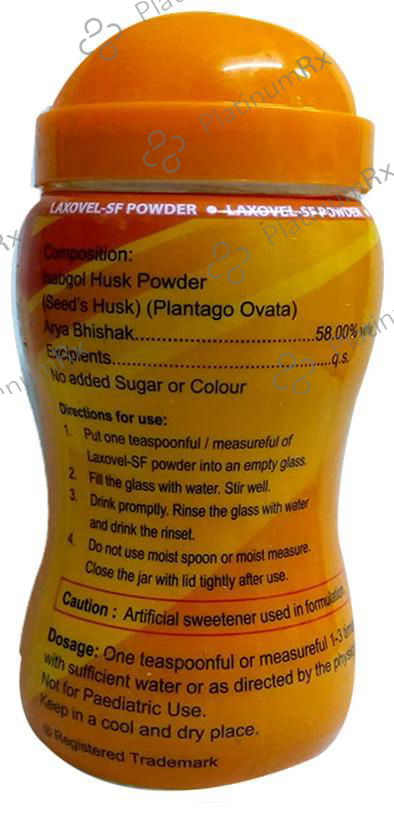 Laxovel SF Powder Tangy Orange 90 gm