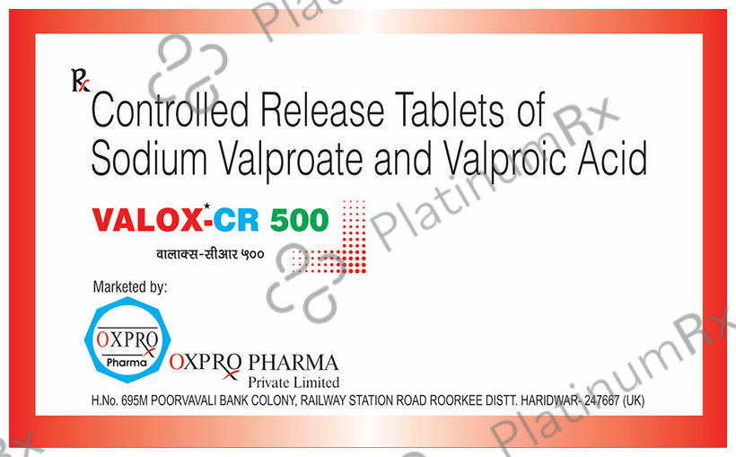 Valox-CR 500 Tablet