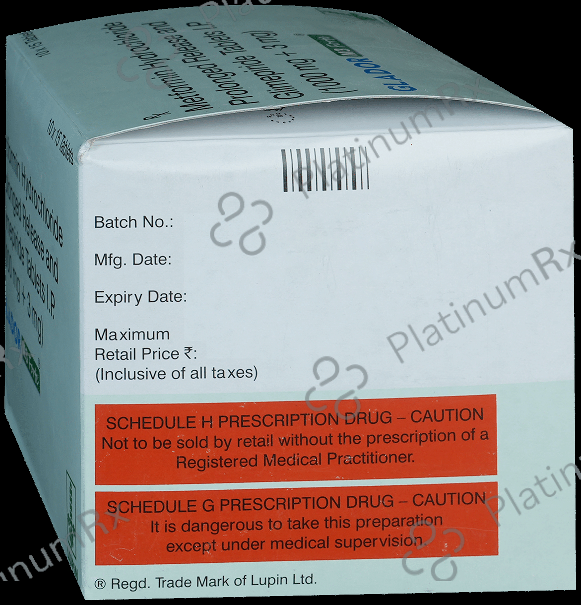 Glador M3 Forte 3/1000mg Tablet PR 15s