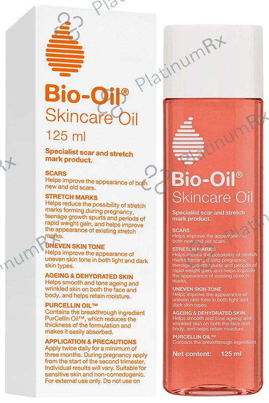 Bio-Oil Original Face & Body Oil - For Stretch Marks & Scar Removal 125 ml