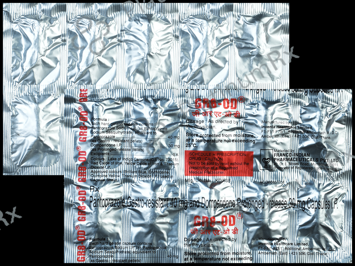 GR8 OD 30/40mg Capsule PR 10s