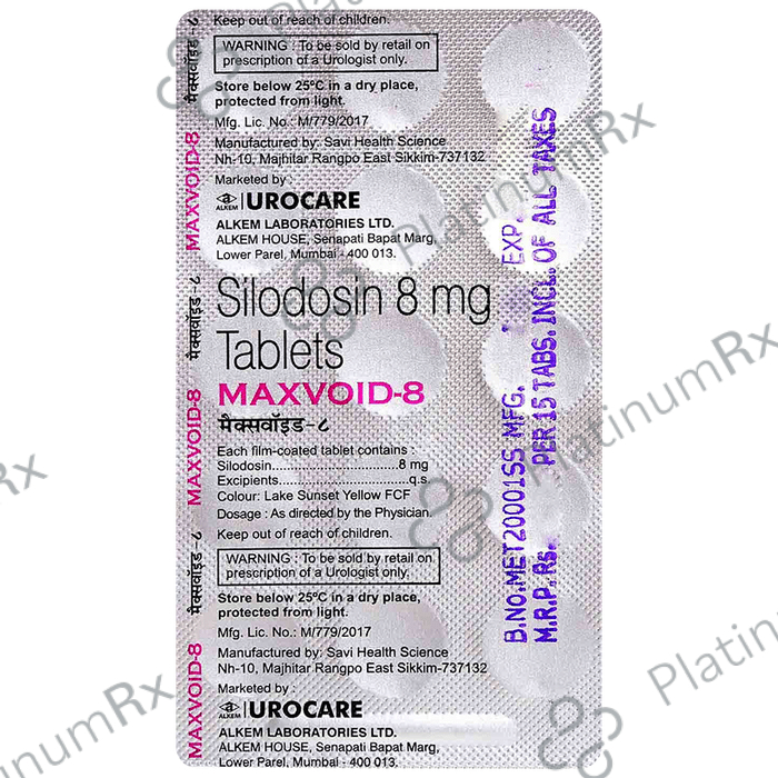 Maxvoid 8mg Tablet 15s