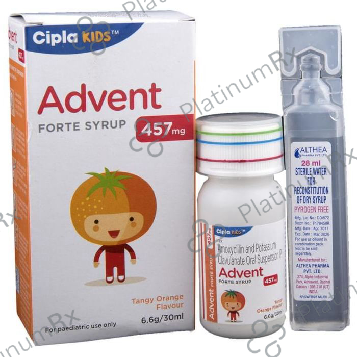 Advent Forte 400/57mg Syrup 30ml