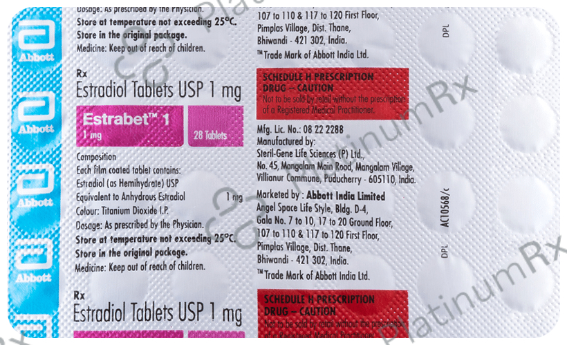 Estrabet 1mg Tablet 28s