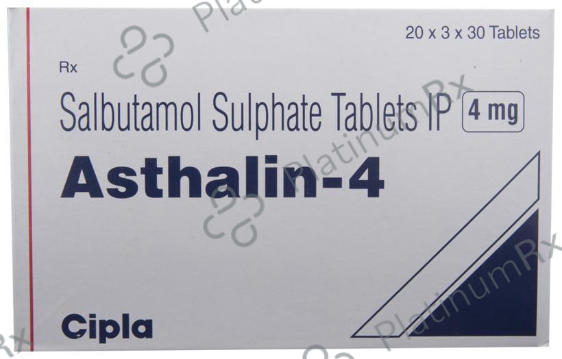 Asthalin 4 Tablet 30 Tablet