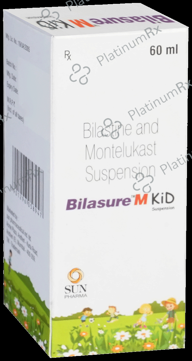 Bilasure M Kid 10/4mg Oral Suspension 60ml