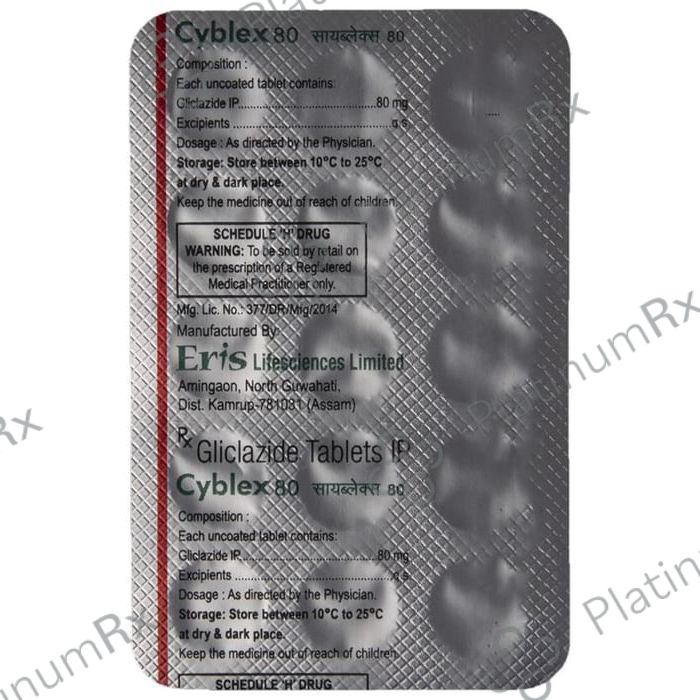 Cyblex 80mg Tablet 15s