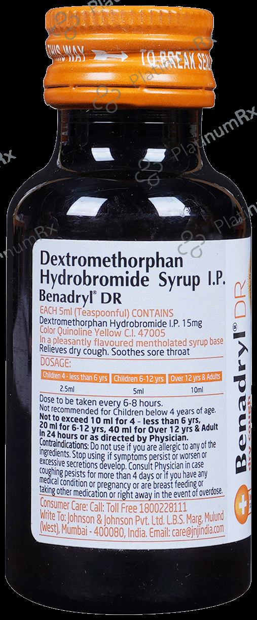 Benadryl DR 15mg Syrup 50ml