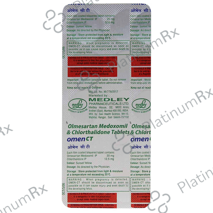 Omen CT 12.5/20mg Tablet 10s