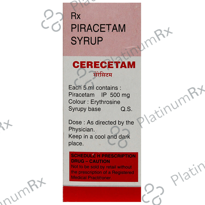 Cerecetam 500mg Syrup 100ml