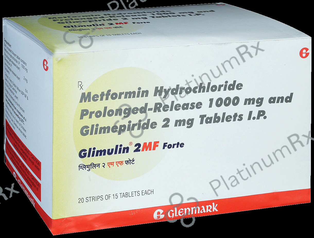 Glimulin 2MF Forte Tablet PR 15 tablets