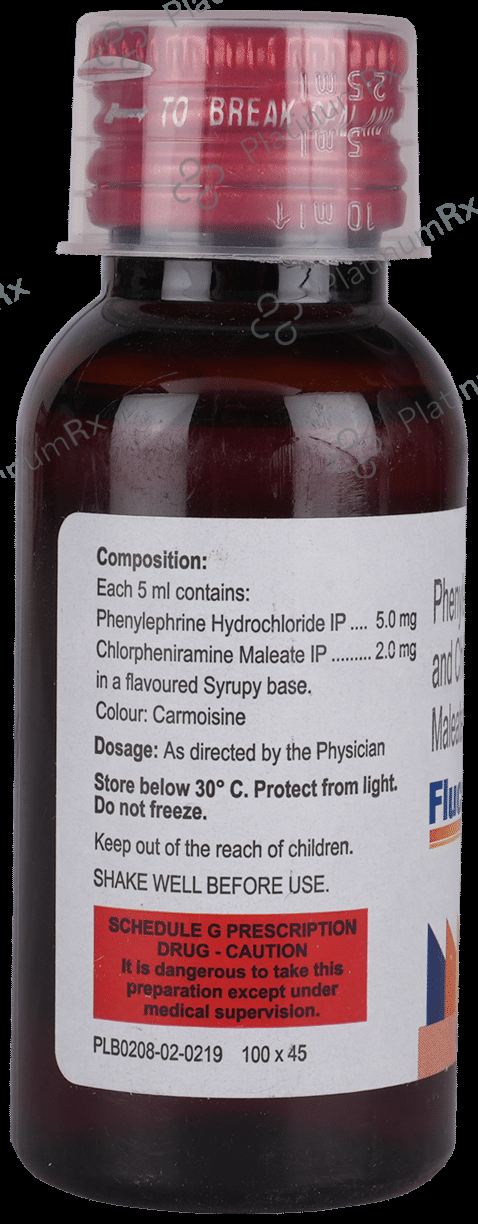 Flucold AF 2/5mg Syrup 60ml
