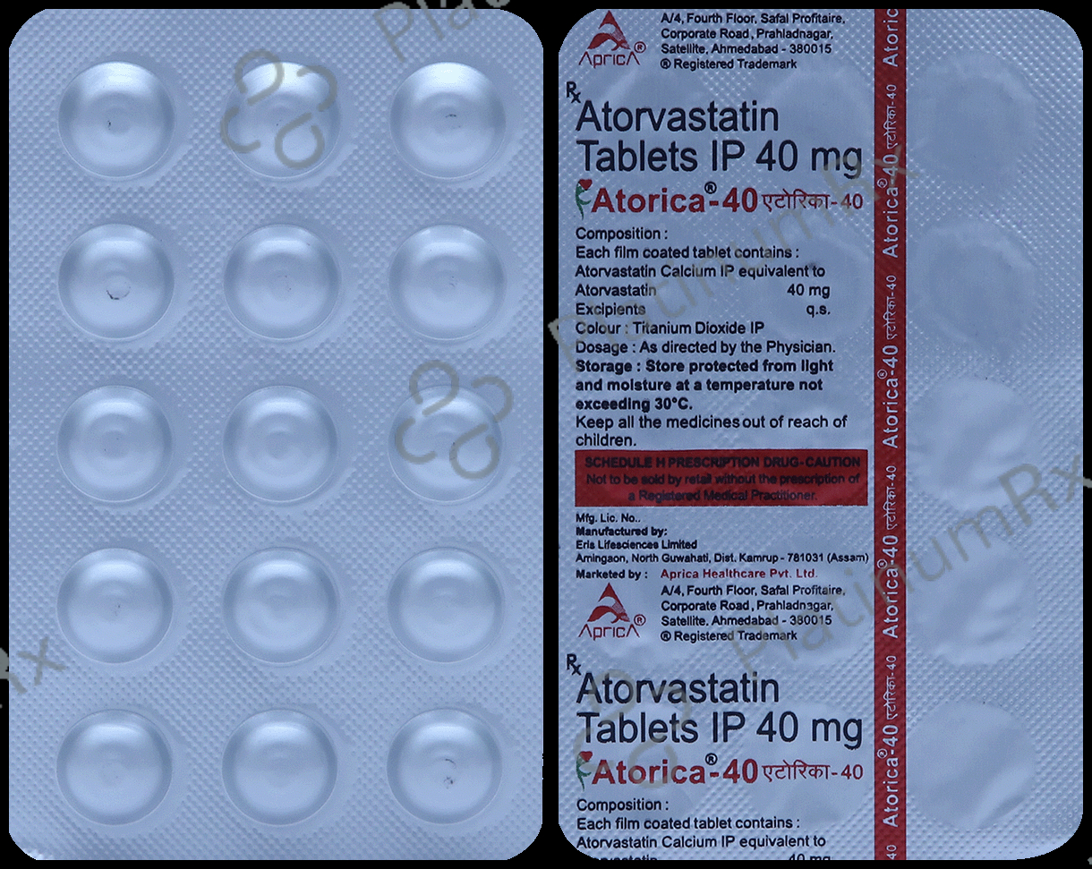 Atorica 40 Tablet 15 Tablet
