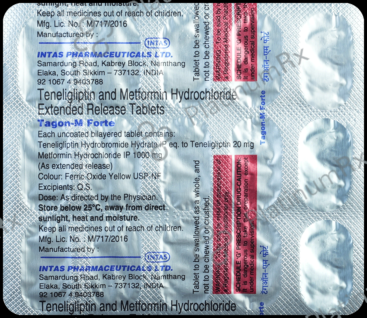 Tagon-M Forte Tablet ER