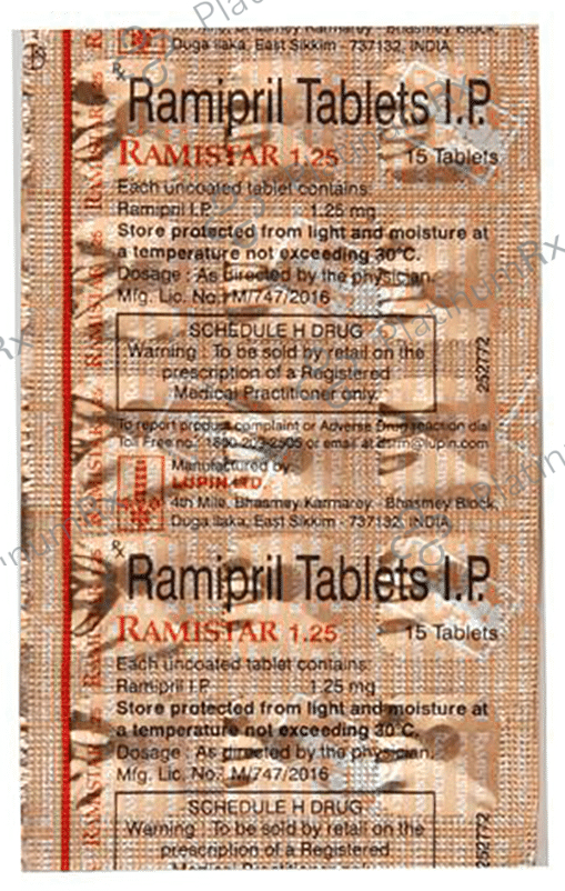 Ramistar 1.25mg Tablet 15s