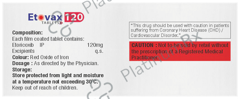 Etovax 120mg Tablet