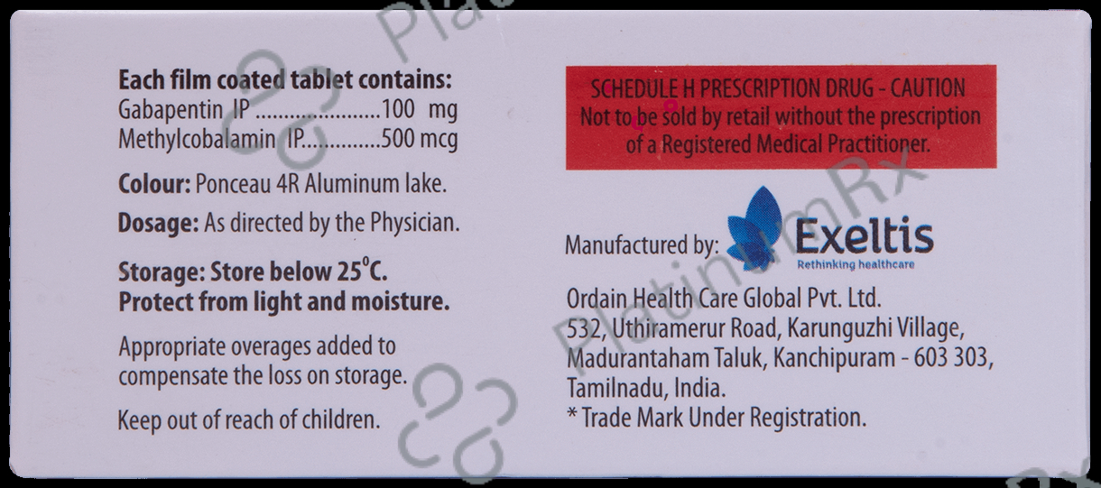 Neuropill 100mg/500mcg Tablet 10s