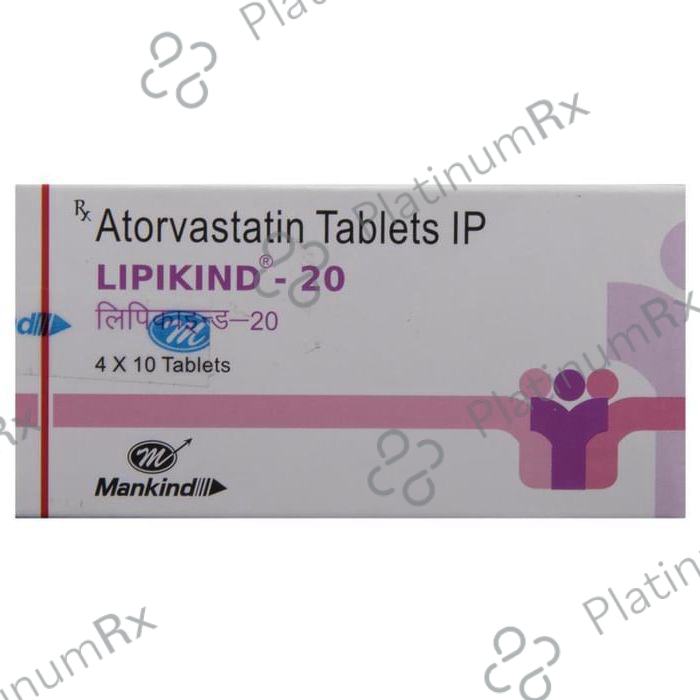 Lipikind 20mg Tablet 10s