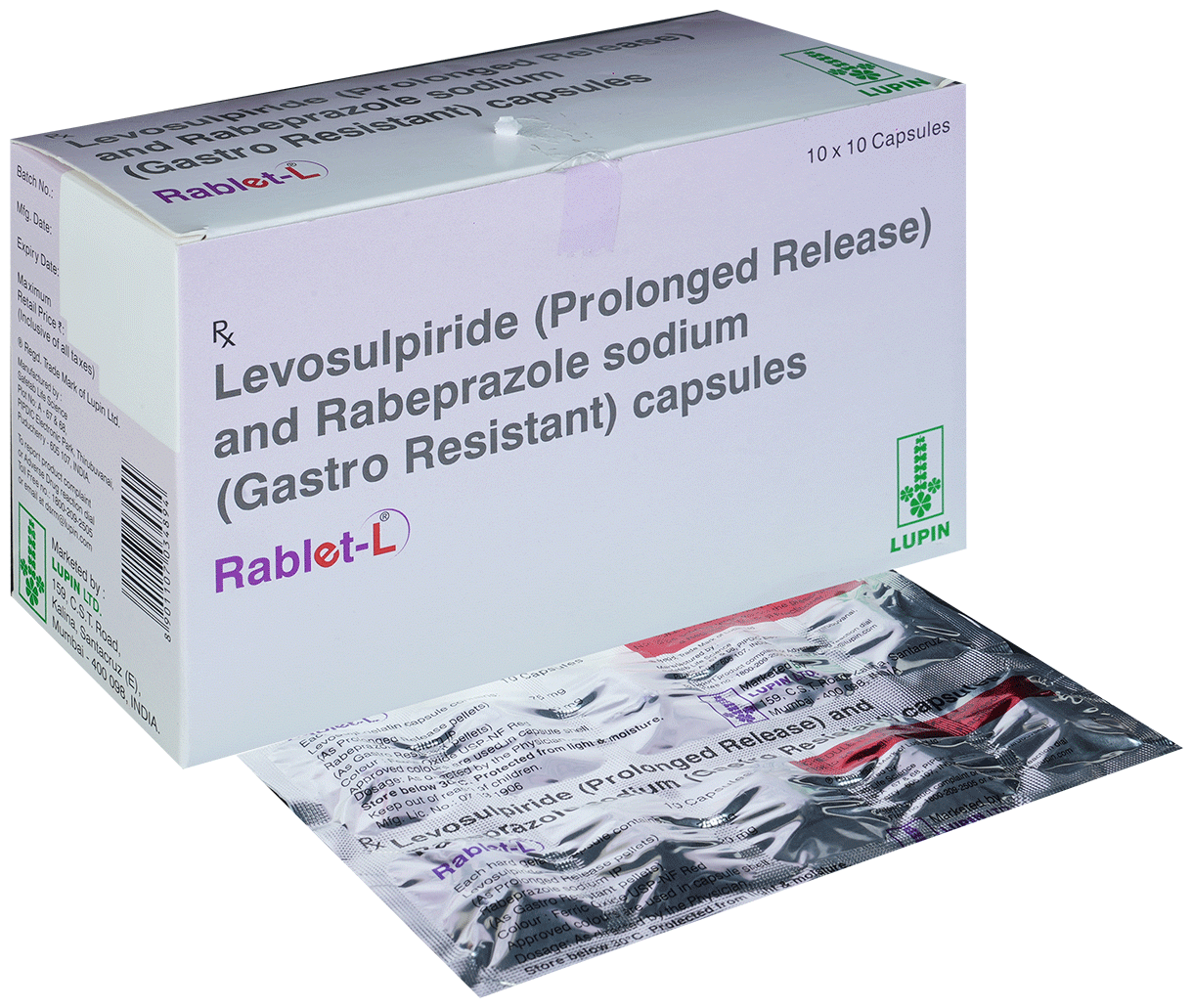 Rablet L 75/40mg Capsule PR 10s