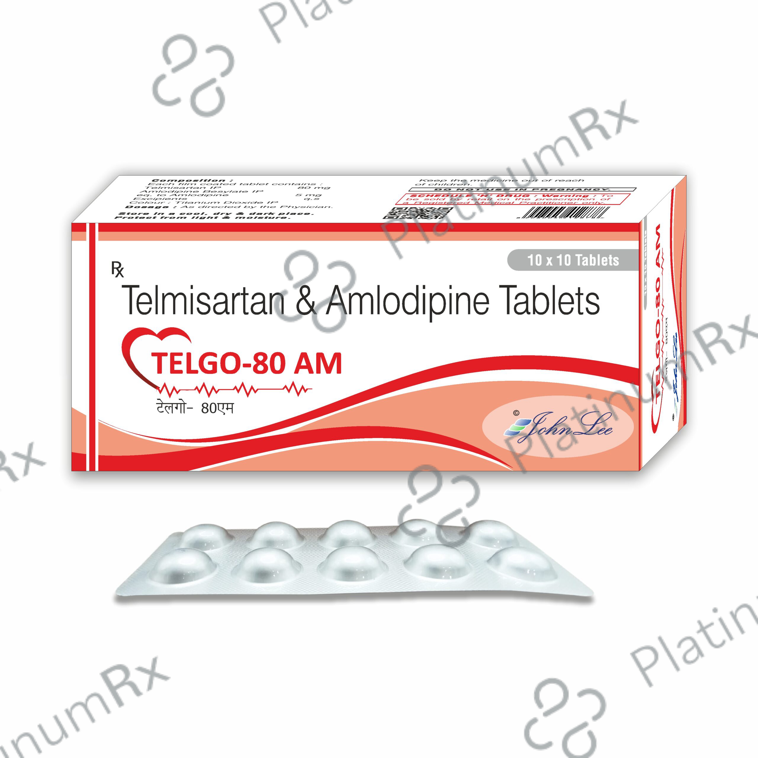 Telgo AM 80/5mg Tablet 10s