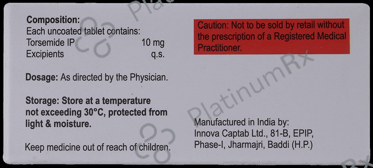 Torvigress 10mg Tablet 10s