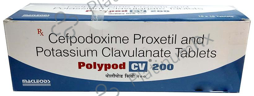 Polypod CV 200/125mg Tablet 10s