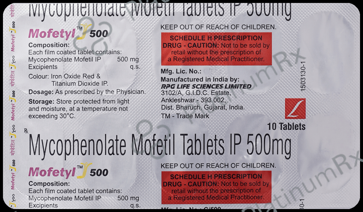 Mofetyl 500 Tablet