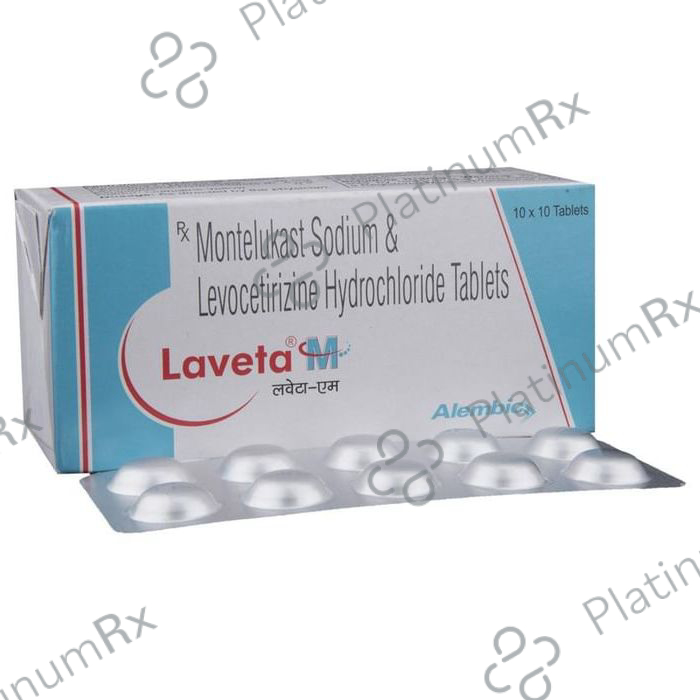 Laveta M 5/10mg Tablet 10s