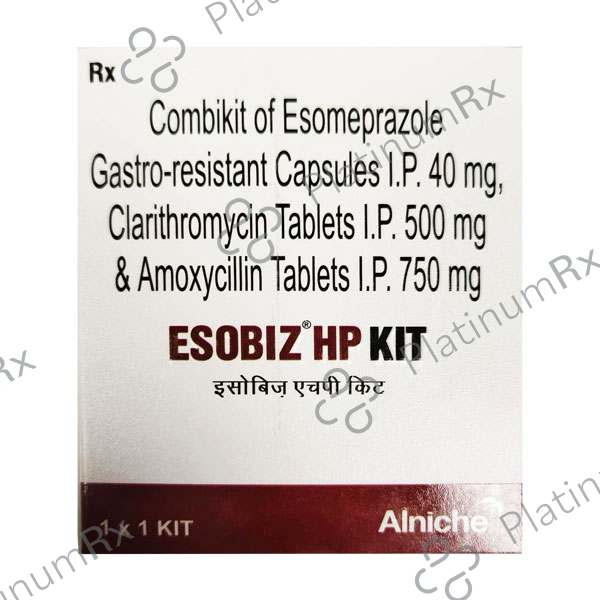 Esobiz HP 750/500/40mg Kit 1s
