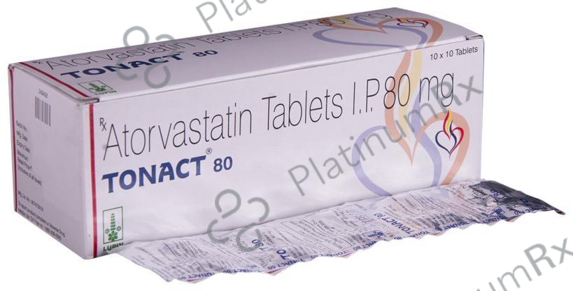 Tonact 80mg Tablet 10s