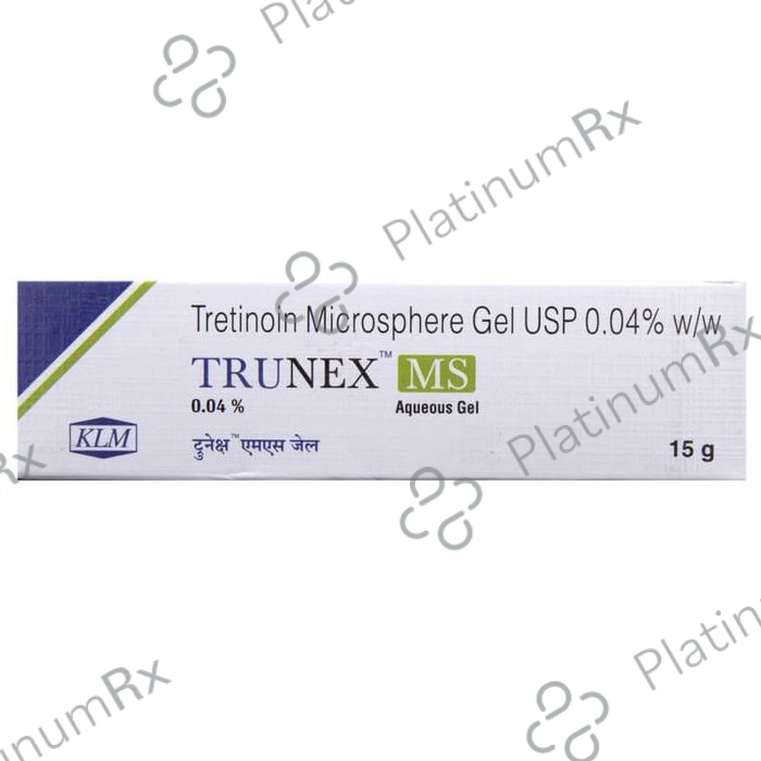 Trunex MS 0.04% Aqueous Gel 15gm