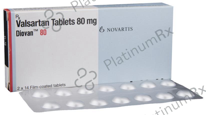 Diovan 80mg Tablet 14s