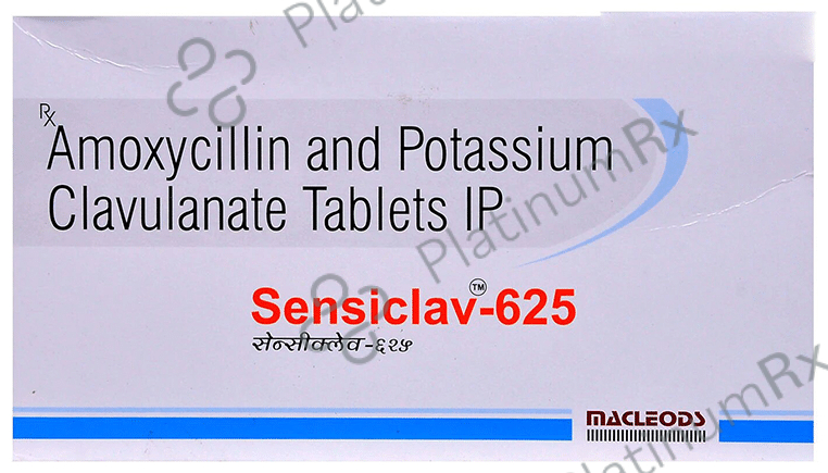 Sensiclav 625mg Tablet 10s