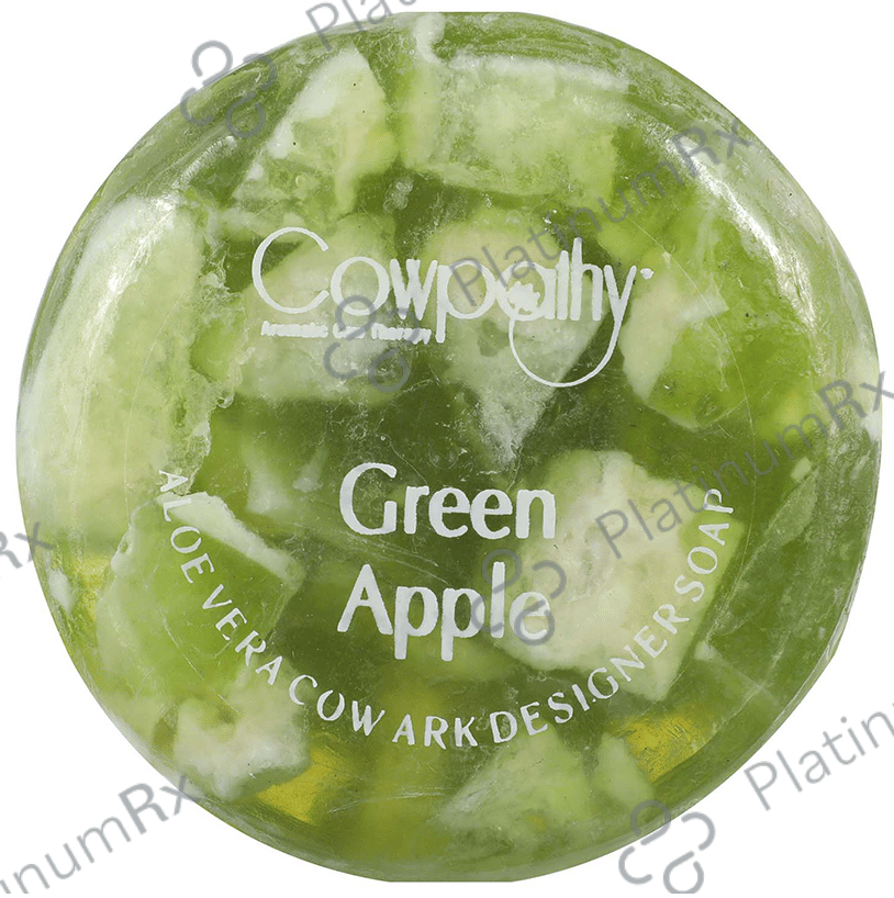 Cowpathy Gau Ark Hand Made Soap Green Apple